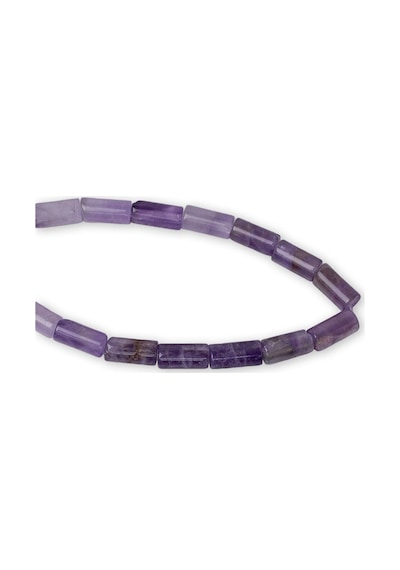 9x4 Mm Ametist Taşı Dizi Gümüş