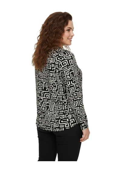 Wearon Kadın Düğmeli Modelli Bluz Bgl-st05123 Siyah