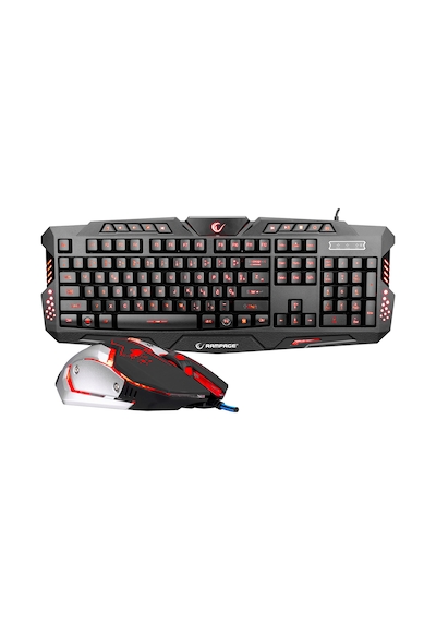 Everest Rampage KM-R77 Q USB 3 Farklı Ledli Oyun Klavye Mouse Seti