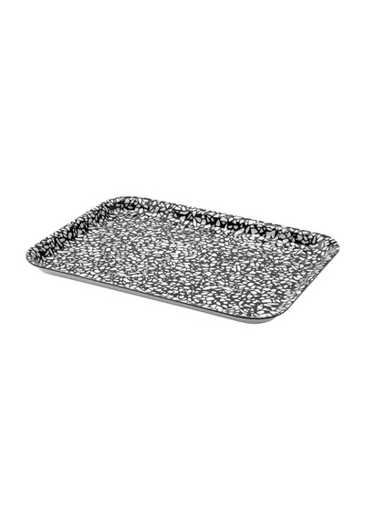 Ikea Varkul Tepsi Siyah Desenli 28x20 Cm 00399537 Çok Renkli