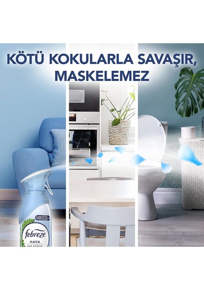 Hava Ferahlatıcı Sprey Oda Kokusu Dağ Esintisi 185 Ml 3lü Paket Diğer