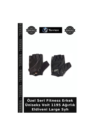 Özel Seri Fitness Erkek Üniseks Voit 1195 Ağırlık Eldiveni Large Syh