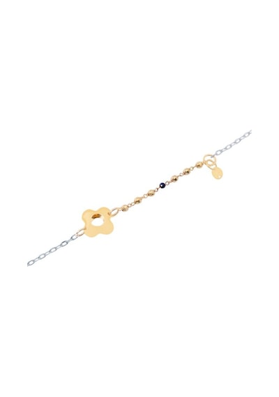 Gülaylar - Altın 14 Ayar Çiçek Bileklik N11.16598 Sarı Altın
