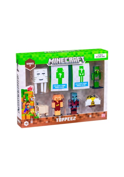 Minecraft 3d Toppeez 8'li Deluxe Figür Seti Seri 2 Model 3