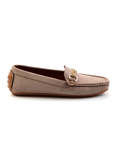 Bambi Vizon Kadın Loafer Ayakkabı K01309100502 Vizon