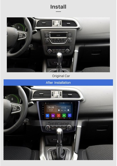 Renault Kadjar 2016+ Multimedya Navigasyon Usb Kamera Carplayer 4 Ram