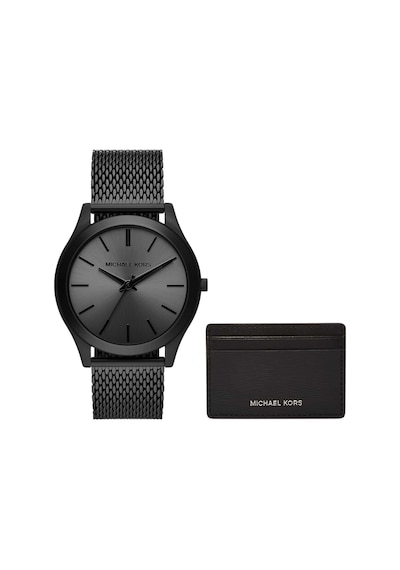 Michael Kors Mk1085set Erkek Kol Saati Ve Cüzdan Ve Seti Siyah