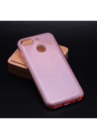 General Mobile 8 Go Kılıf Zore Shining Silikon Rose Gold