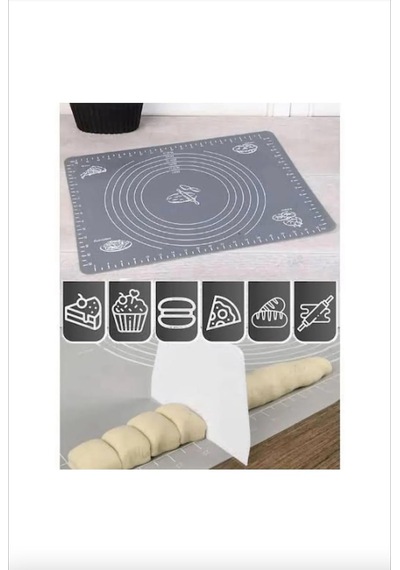 40x50 Gri Hamur Matı Gri, 50x40 Çok Renkli