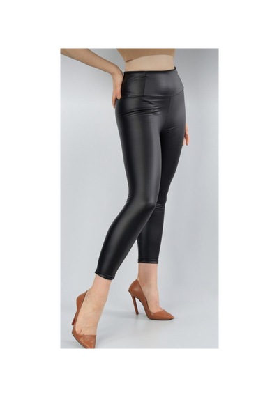 Winmoda34 Deri Tayt Siyah