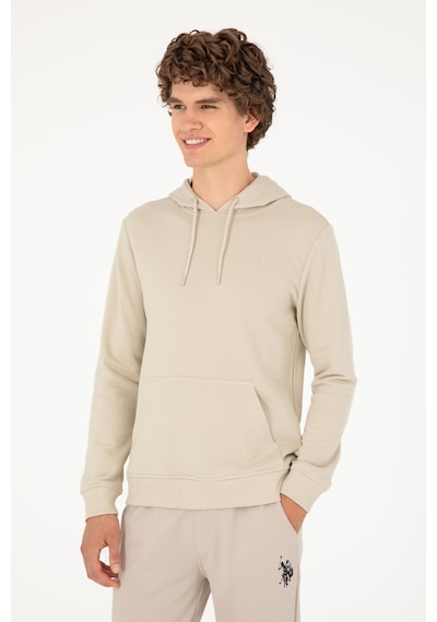U.s. Polo Assn. Erkek Taş Sweatshirt 50295167-vr049 Taş
