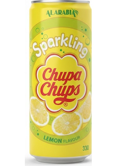 Chupa Chups Sparkling Lemon Flavour - Limon Aromalı Gazlı İçecek 330 Ml