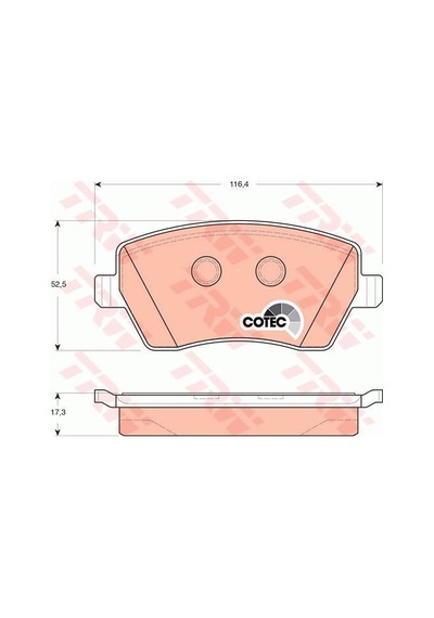 Nissan Micra Ön Fren Balatası 2003-2010 Trw