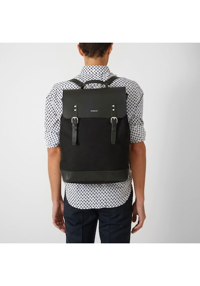 Sandqvist Hege Siyah Unisex Sırt Çantası