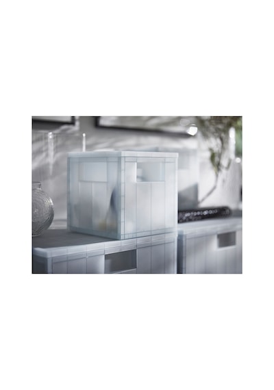 Ikea Pansartax Kapaklı Depolama Kutusu 16.5 X 16.5 X 16.5 Cm Şeffaf