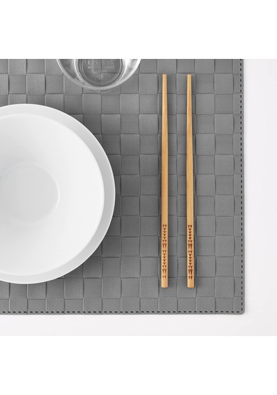 Trebent Yemek Çubukları, 4 Çift, Bambu Koyu Bambu
