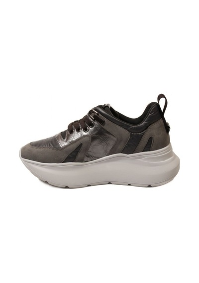 Cesare Paciotti Uuhd1tca Gri Deri Dolgu Topuklu Kadın Sneaker Gri
