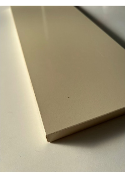 Rafkestir Mat krem  Dolap kapağı imalatı 18 mm MDFLAM malzeme ( menteşe delikli )