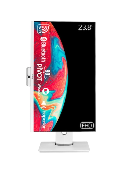 Turbox Tax1909 İ7 7700 16gb Ram 512gb Ssd 23.8 İnç Fhd Pivot Wifi Bt Webcam All İn One Pc
