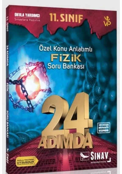 Sınav 11.sınıf 24 Adımda Özel Konu Anlatımlı Fizik Soru Bankası Yeni Kapak Değişebilir