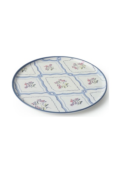 Keramika Floral Waves Nordic Servis Tabağı 28 Cm 6 Adet 22668 Çok Renkli