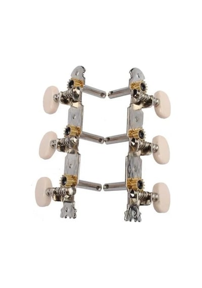 Maxtone Gm22S Akustik Gitar Kulağı Klasik 3+3 2.Ad.Set Akustik