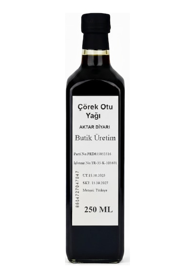Aktar Diyarı Çörek Otu Yağı 250 ML