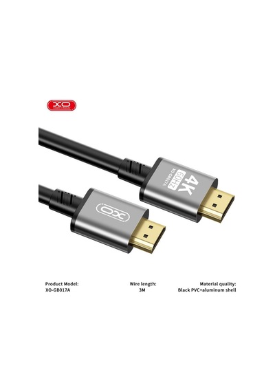 Gb017a Hdmı Dijital 4k 3m Data Veri Aktarım Bağlantı Kablosu - 60hz Hd Görüntü Aktarımı