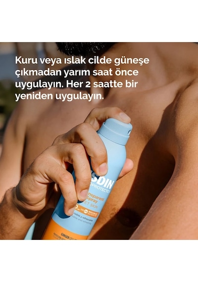 Isdin Fotoprotector Islak Cilt Şeffaf Sprey SPF50 250 ML