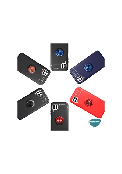 Microsonic Huawei P40 Lite Kılıf Kickstand Ring Holder