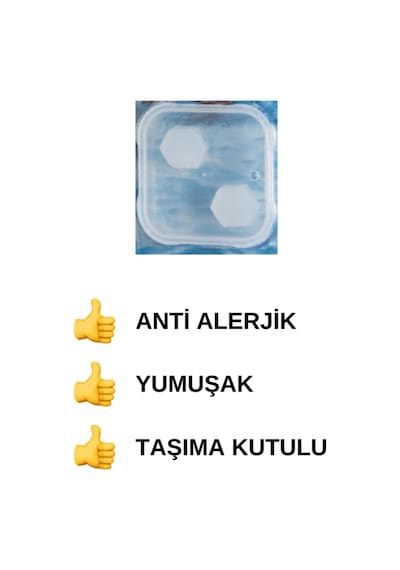 Nimo 2 Li Silikon Kulak Tıkacı Kulağı Basınçtan Koruma Aparatı Tıkaç Havuz Deniz Uçak