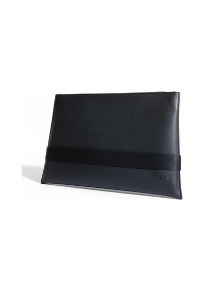 Plush Studıo Istanbul Siyah Fermuarlı Laptop Ve Evrak Çantası 15,6 İnç 42 30 Cm Siyah Siyah