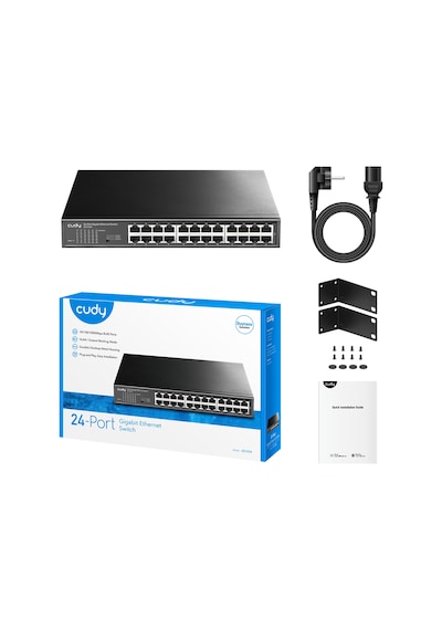 Cudy Fs1024 - 24-port 10/100 Mbps Metal Switch