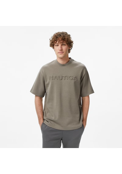 Nautica Erkek Kahverengi Regular Fit Baskılı T-shirtbaskılıv55227t