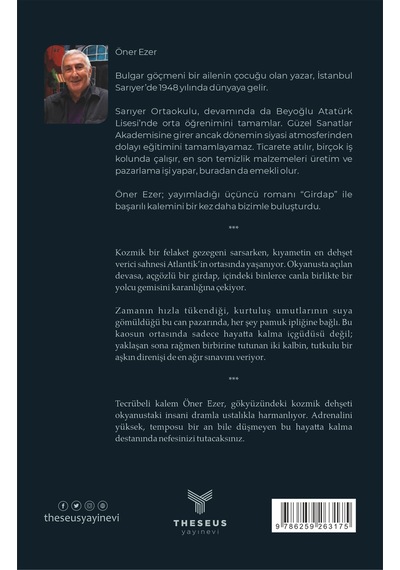 Girdap : Yok Oluşa Yolculuk - Öner Ezer - Theseus Yayınevi