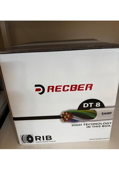 Reçber Dt 8 Diafon Kablosu 305 Metre Beyaz