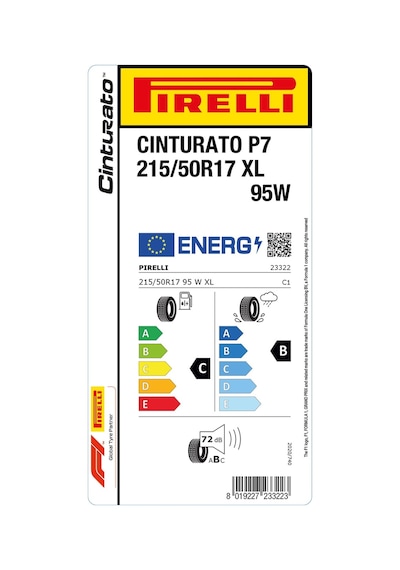 Pirelli 215/50 R17 95W XL P7 Cinturato Yaz Lastiği 2024