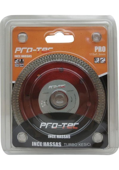 Pro-tec İnce Hassas Turbo Kesici Disk 115x1.3 Mm