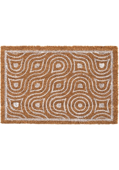 Coco Çerçeveli Kıl Kapı Önü Paspası 40x60 3682 Natural