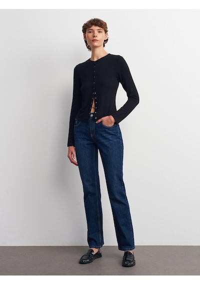 Dilvin 72049 Comfort Likra Stright Pantolon-lacivert Lacivert