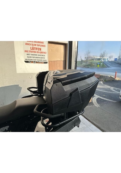 180 Litre Atv Arka Çanta Arka Bagaj Segway Yazılı Siyah