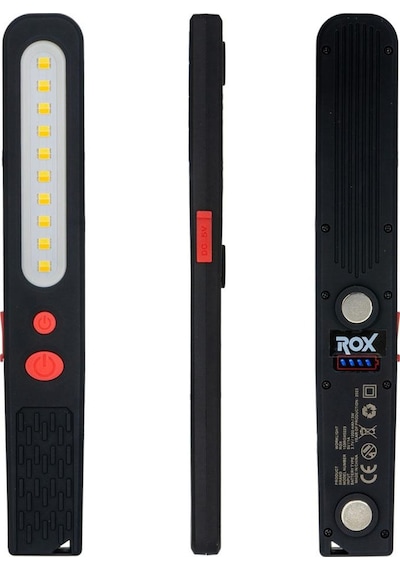 Rox 0223 Şarjlı Çok Amaçlı Çalışma Feneri 2000 Lümen