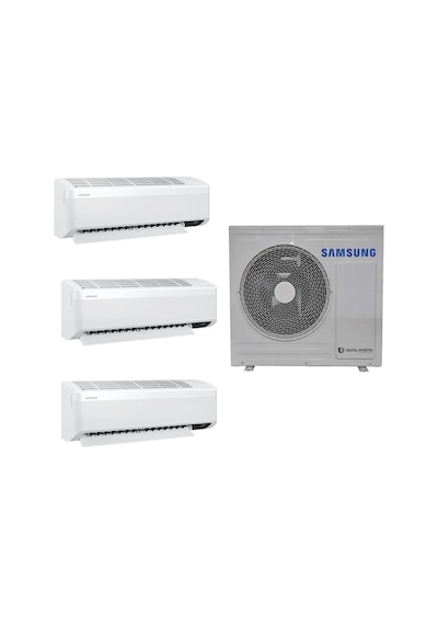 Samsung Wind Free Multi 1+3 Sistem AJ100TXJ5KH/EA 7+18+24 BTU Duvar Tipi Klima