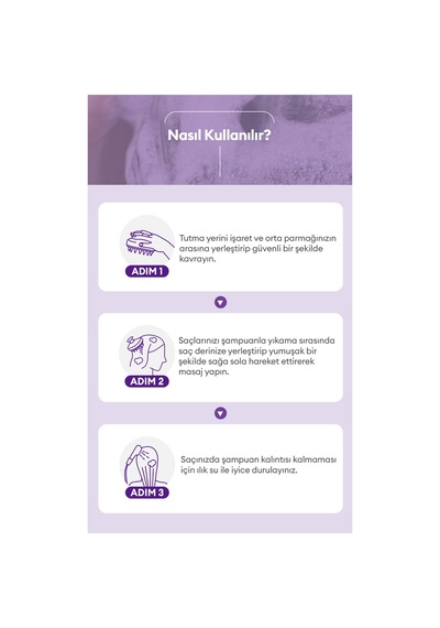 Saç Derisi Masaj Tarağı Kundal Shampoo Brush