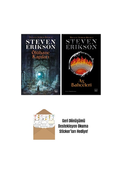 Ölühane Kapıları Malazan Yitikler Kitabı 2 + Ay Bahçeleri Malazan Yitikler Kitabı 1 Ciltli
