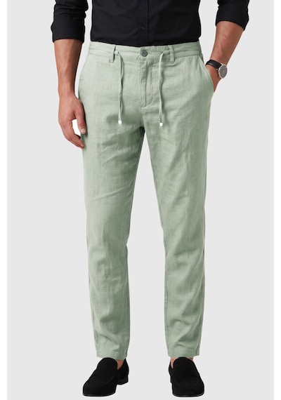 Rizzup Açık Yeşil Slim Fit Likralı Keten Dokulu Lastikli Belli İpli Yazlık Erkek Pantolon 2603001 Rizzup Açık Yeşil Slim Fit Likralı Keten Dokulu Lastikli Belli İpli Yazlık Erkek Pantolon 2603001