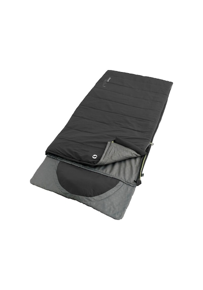 Outwell Contour Black Yazlık Ve Kışlık Taraflı -13 C 1500gr Geniş Uyku Tulumu Siyah Sağ Fermuar 2304 230431 Çok Renkli