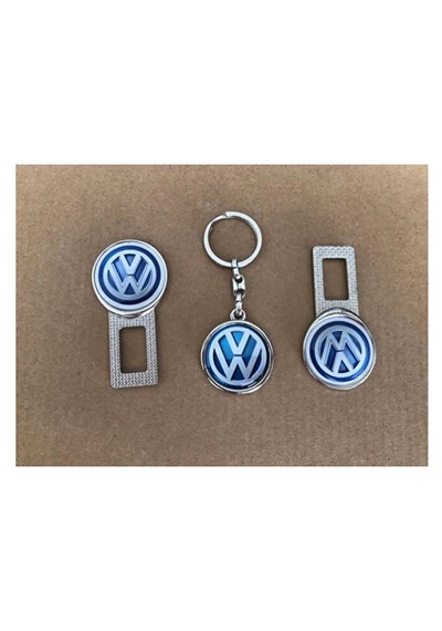 Volkswagen Uyumlu Ses Susturucu Metal Toka 1 Çift Ve 1 Adet Anaht