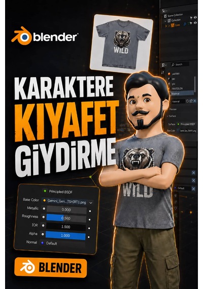 Blender 4.5 Komple Eğitim Video Ders Eğitim Seti