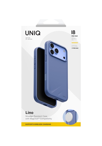 Apple iPhone Uyumlu 18 Pro Max Kılıf Sıvı Silikon Lino 2.5 Metreden Düşmeye Dayanıklı Soft Yumuşak Magsafe Kapak Mavi